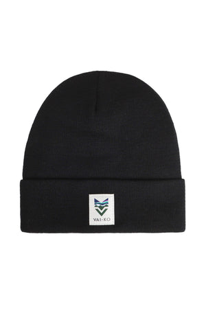VAI-KØ Pallas Beanie - 100% Merino Wool Black