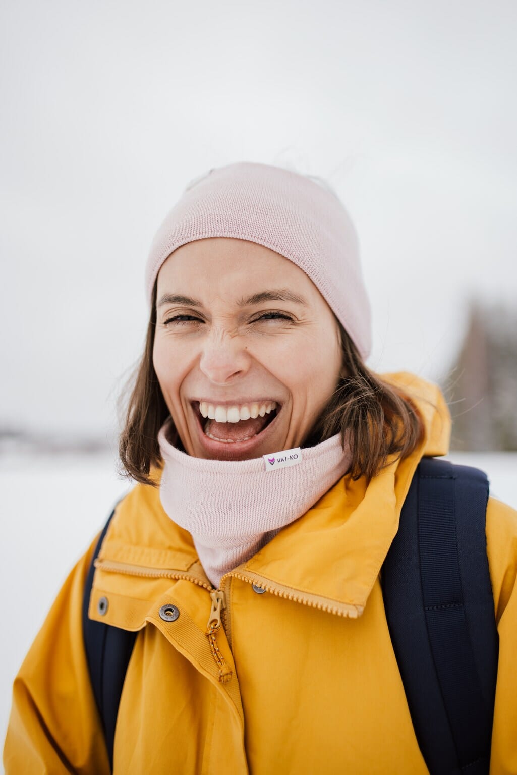 VAI-KØ Pallas Neck Gaiter - 100% Merino Wool Powder Scarf
