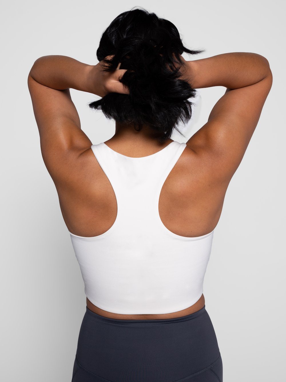 Girlfriend Collective Paloma Classic Sports Bra - Made from recycled plastic bottles Ivory Underwear
