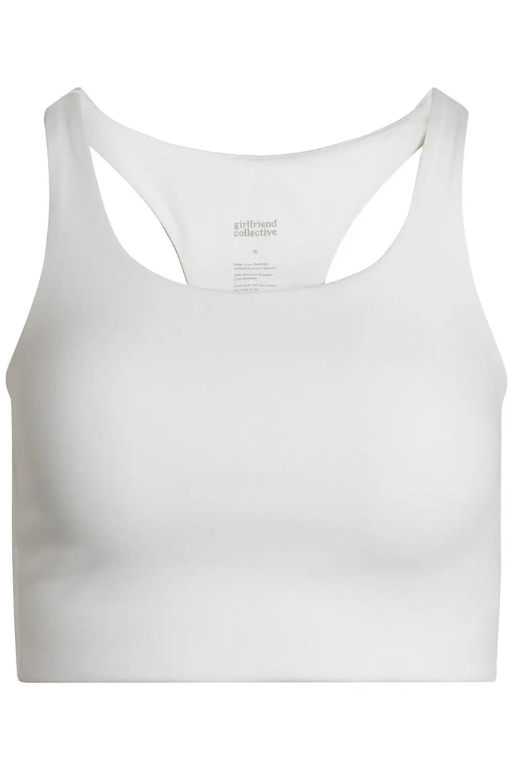 Girlfriend Collective Paloma Classic Sports Bra - Made from recycled plastic bottles Ivory Underwear
