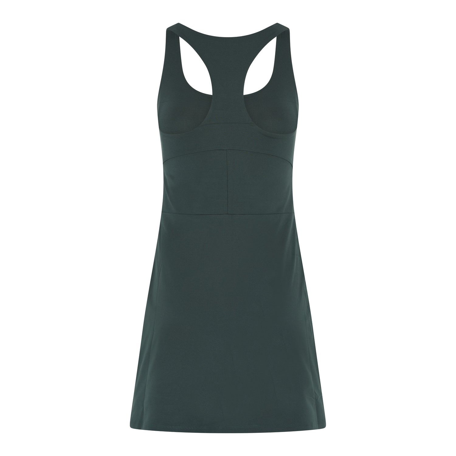 Girlfriend Collective Paloma Dress - Made from Recycled Plastic Bottles Moss Dress
