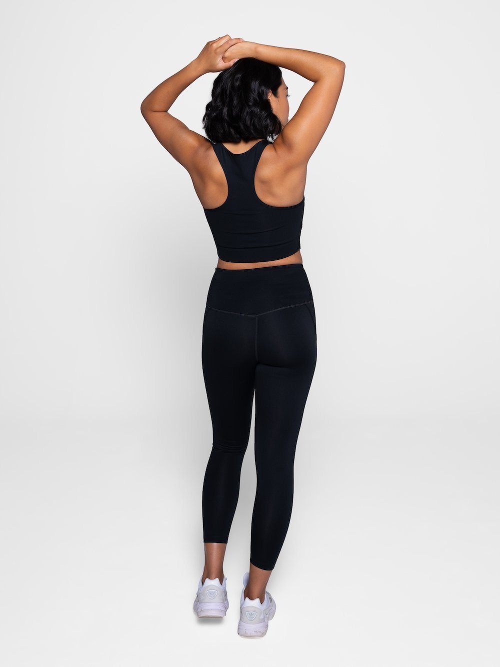 Girlfriend Collective Paloma Classic Sports Bra - Made from recycled plastic bottles Black Underwear