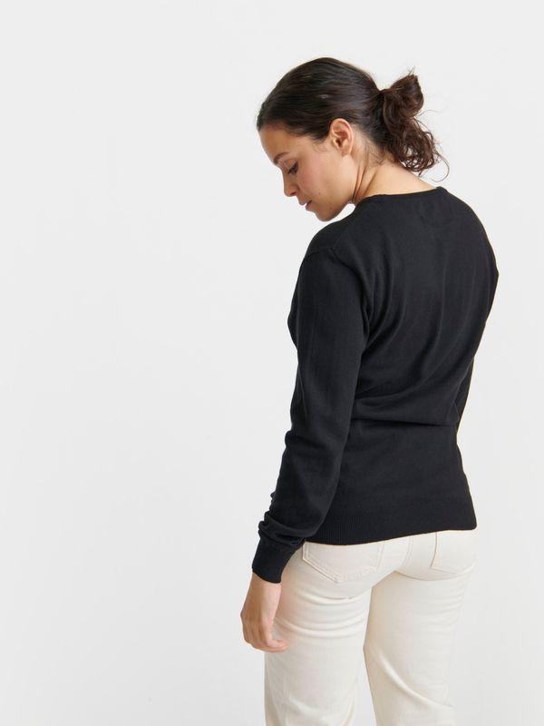 Pure Waste Plain Knit - Unisex - Recycled Cotton & Recycled Polyester Black Shirt