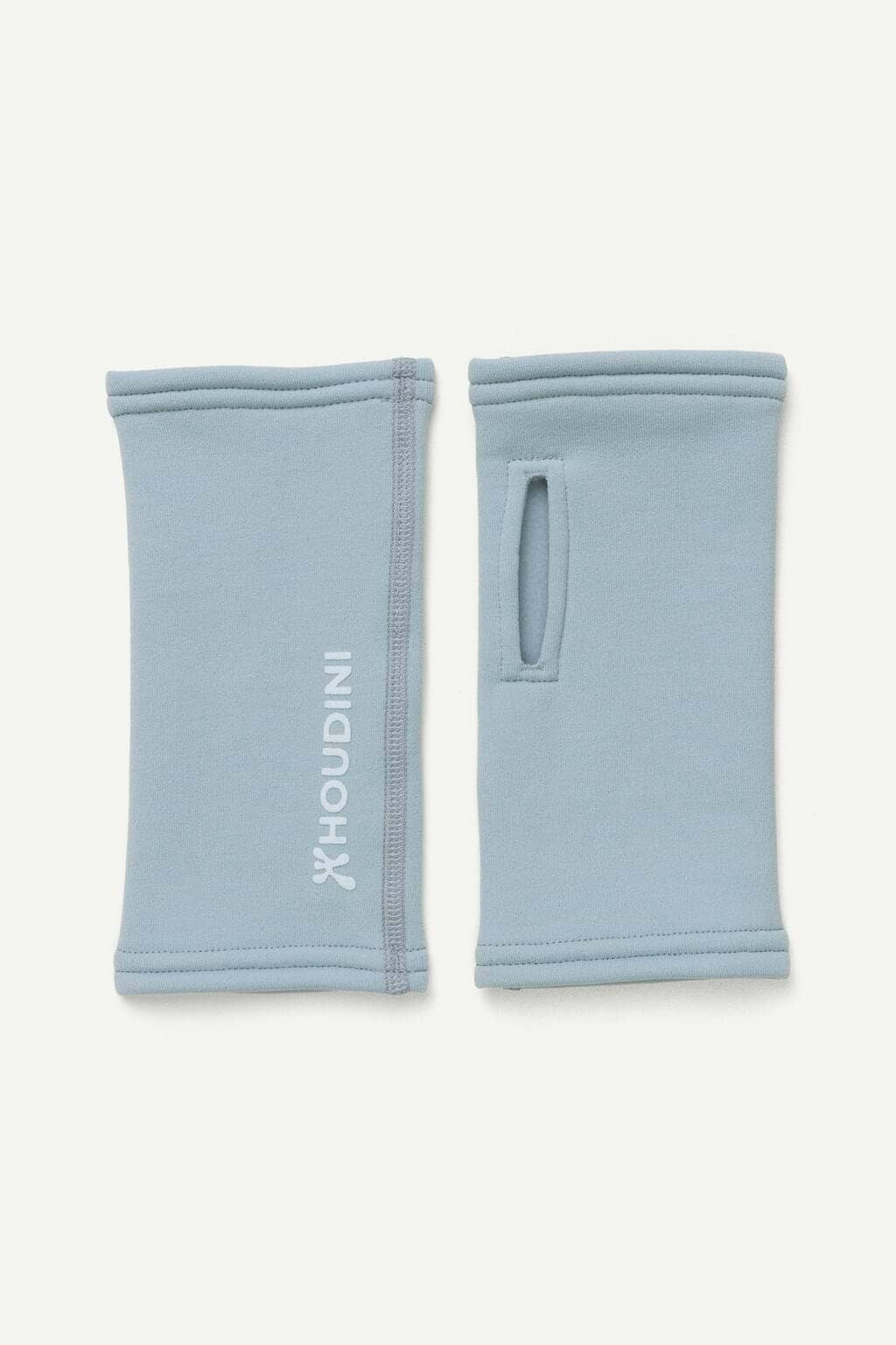 Houdini Power Wrist Gaiters - Bluesign® certified PET-fleece Breeze Blue Gloves