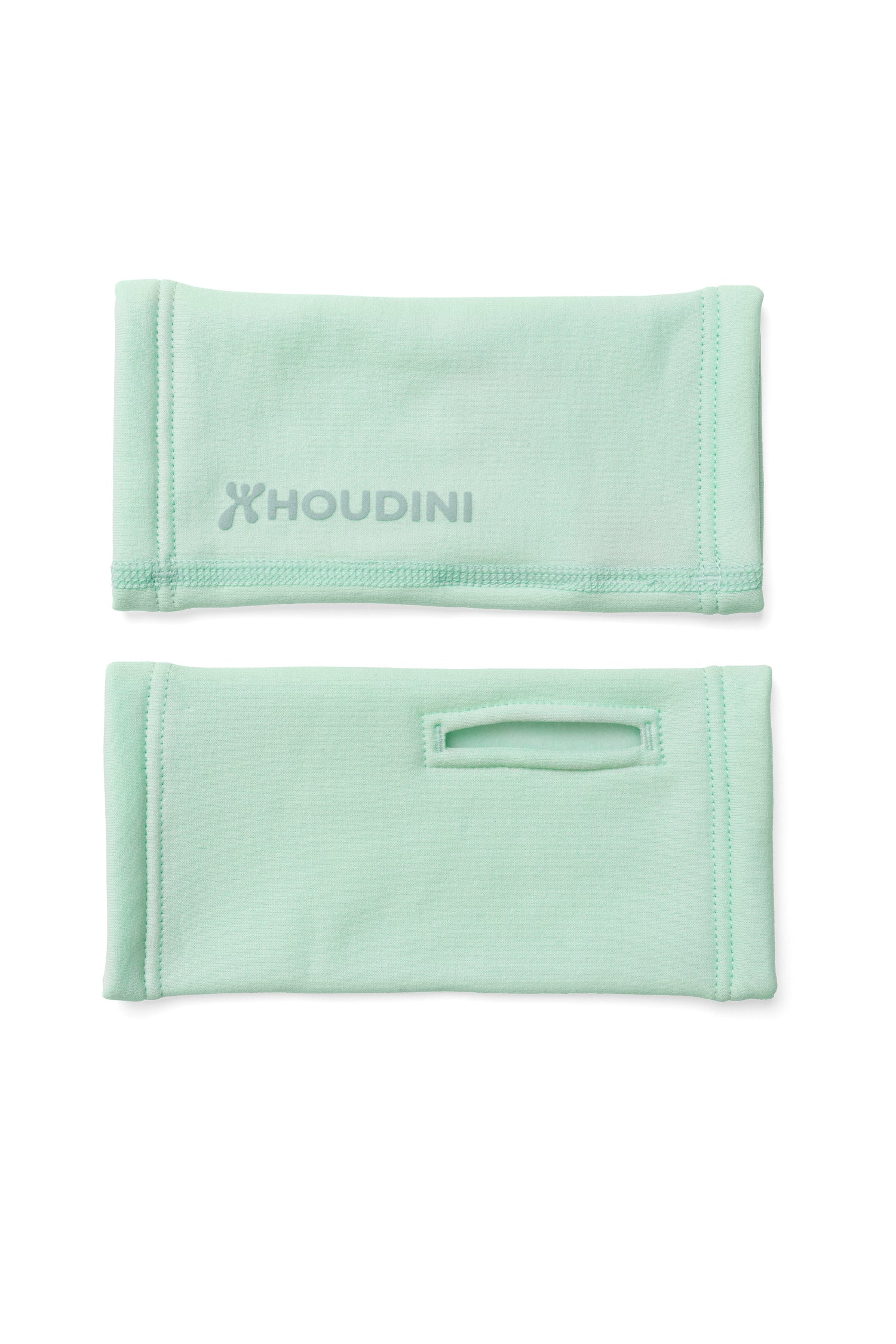 Houdini Power Wrist Gaiters - Bluesign® certified PET-fleece Glacier Green Gloves