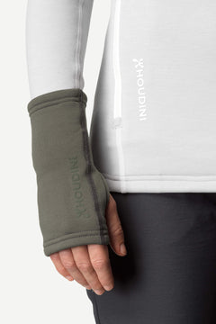 Houdini Power Wrist Gaiters - Bluesign® certified PET-fleece Baremark Green Gloves