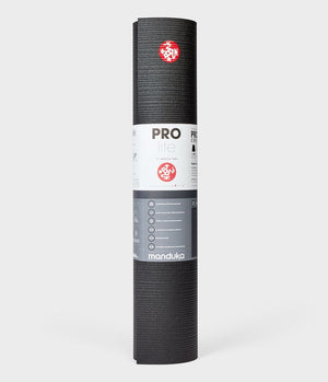 Manduka PROlite Yoga Mat 4.7 mm - OEKO-TEX Certified PVC Black