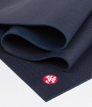 Manduka PROlite Yoga Mat 4.7 mm - OEKO-TEX Certified PVC Midnight Standard