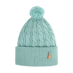 VAI-KØ Puuteri Beanie - 100% Organic Merino Wool Aloe Green Headwear