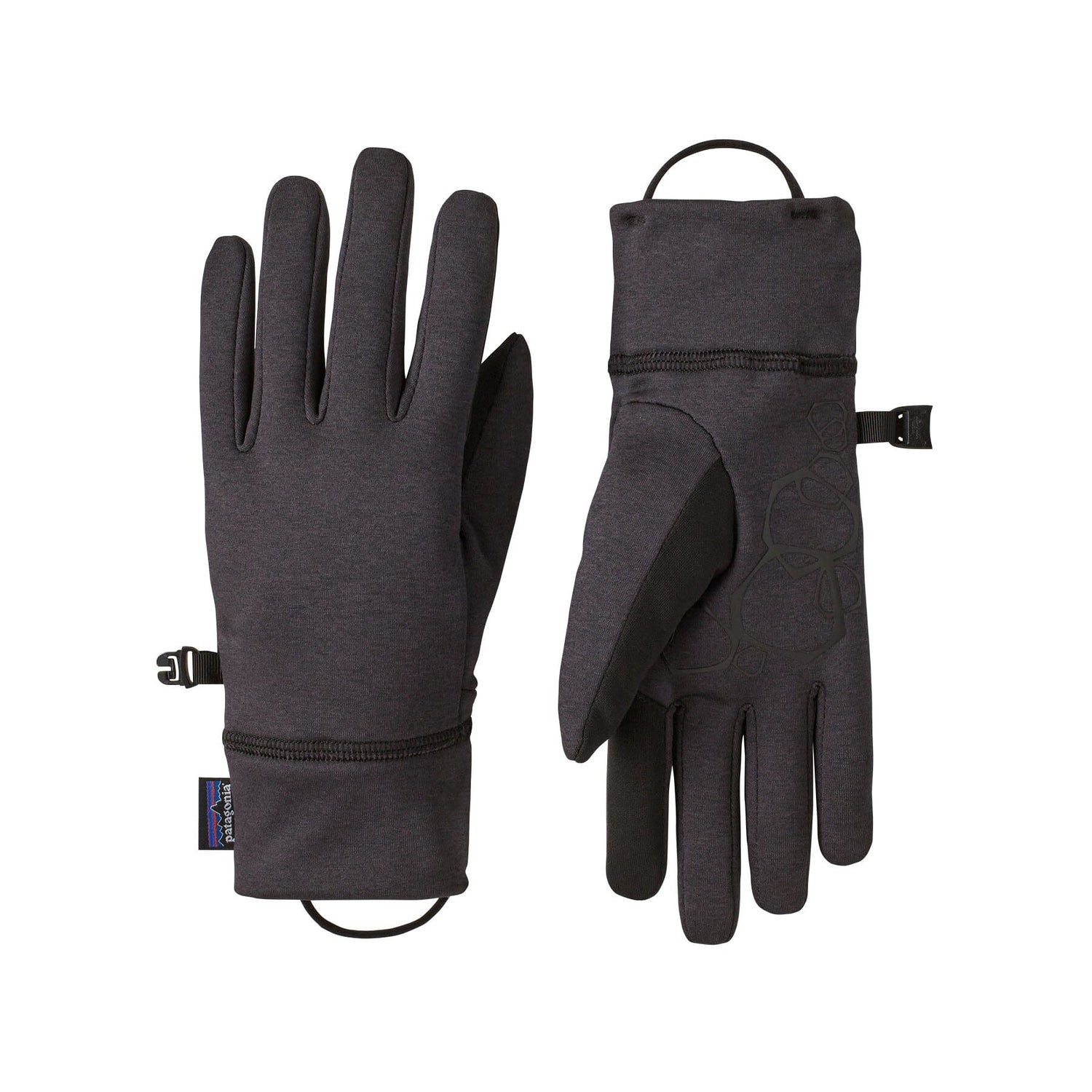 Patagonia R1 Daily Gloves - Recycled Polyester Ink Black Gloves