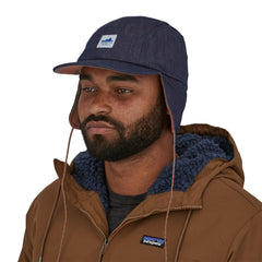 Patagonia Range Earflap Cap - Recycled polyester Dark Natural Headwear