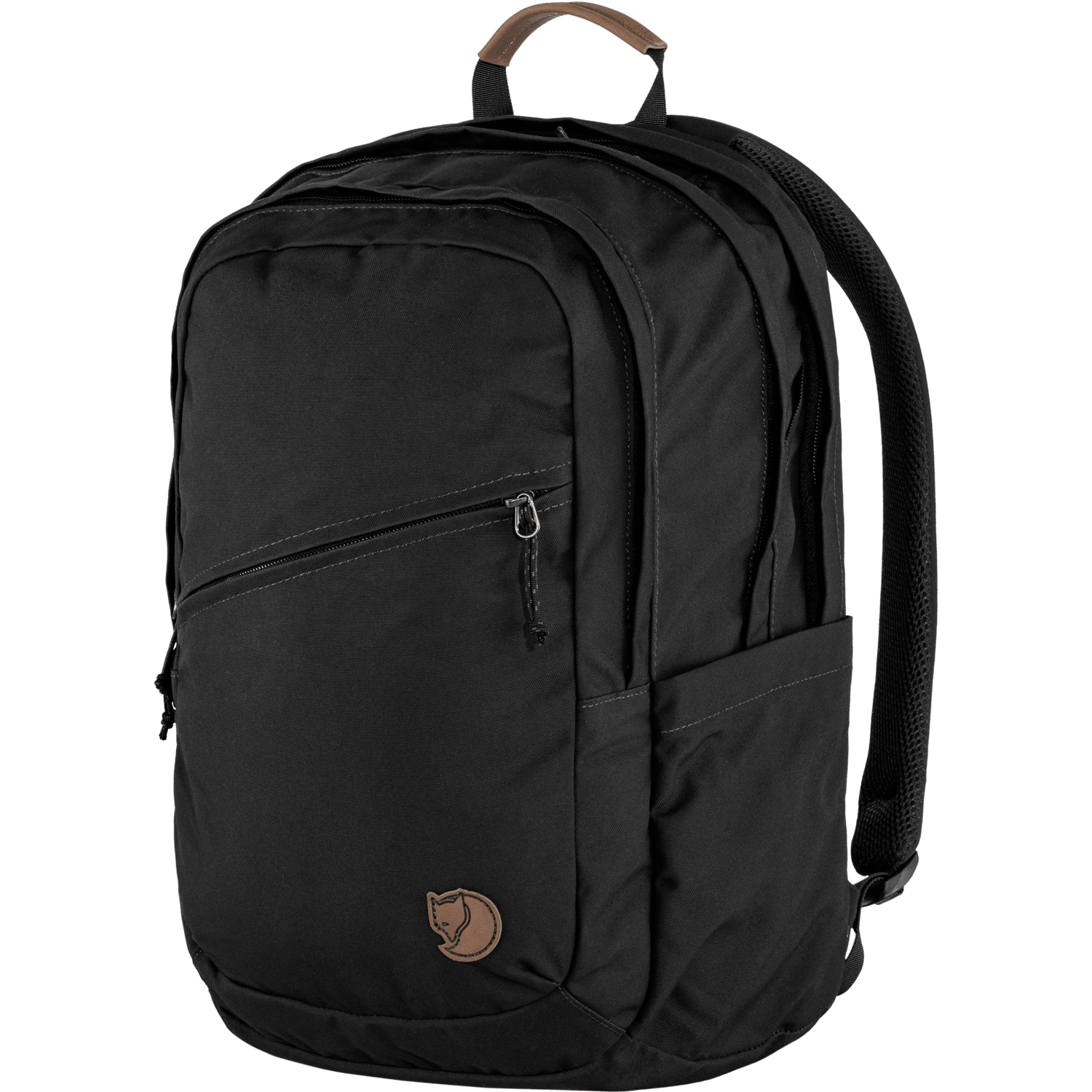 Fjällräven Räven 28l backpack - Recycled Polyester & Organic Cotton Black Bags