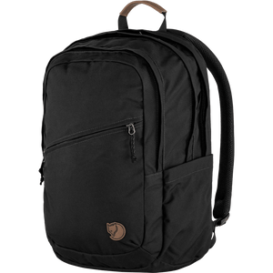 Fjällräven Räven 28l backpack - Recycled Polyester & Organic Cotton Black