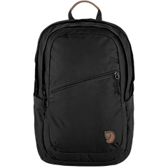 Fjällräven Räven 28l backpack - Recycled Polyester & Organic Cotton Black Bags