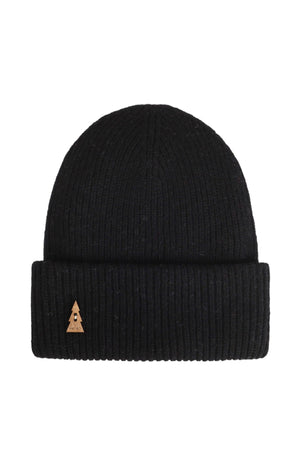 VAI-KØ Re-wool Chunky Beanie - Recycled Wool & Recycled Nylon Black