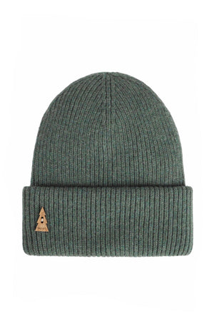 VAI-KØ Re-wool Chunky Beanie - Recycled Wool & Recycled Nylon Pine Green