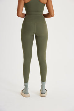 Girlfriend Collective RIB High-Rise Leggings - Made from recycled bottles Cypress Pants