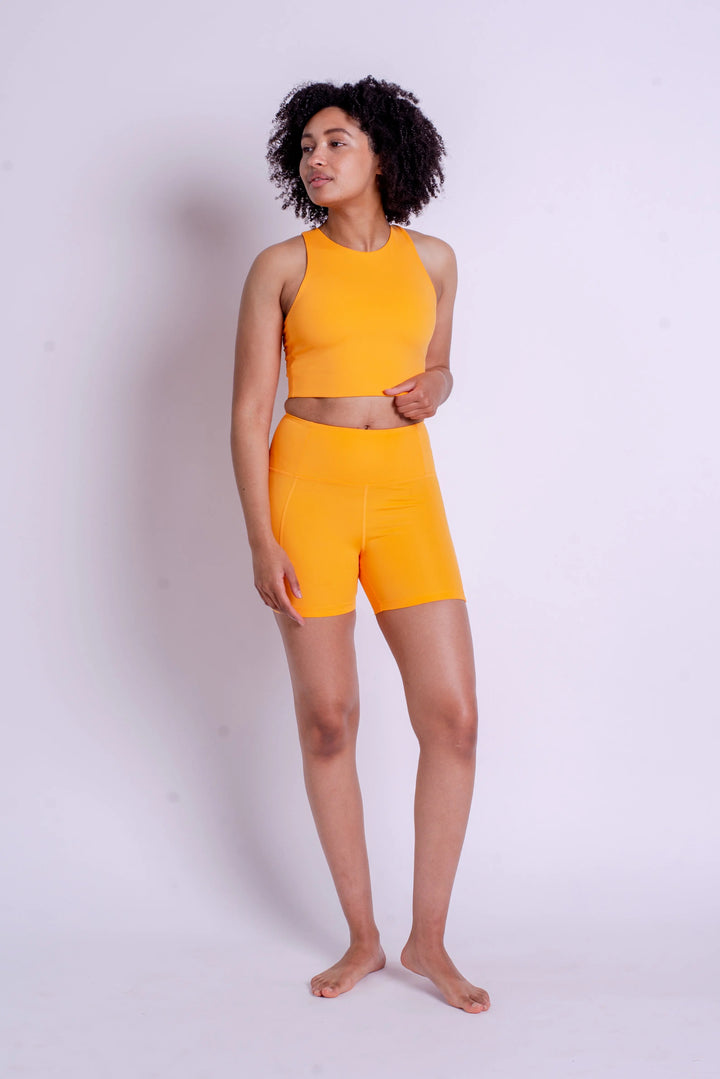 Run Shorts High-Rise - Made from Recycled Plastic Bottles Pants Girlfriend Collective