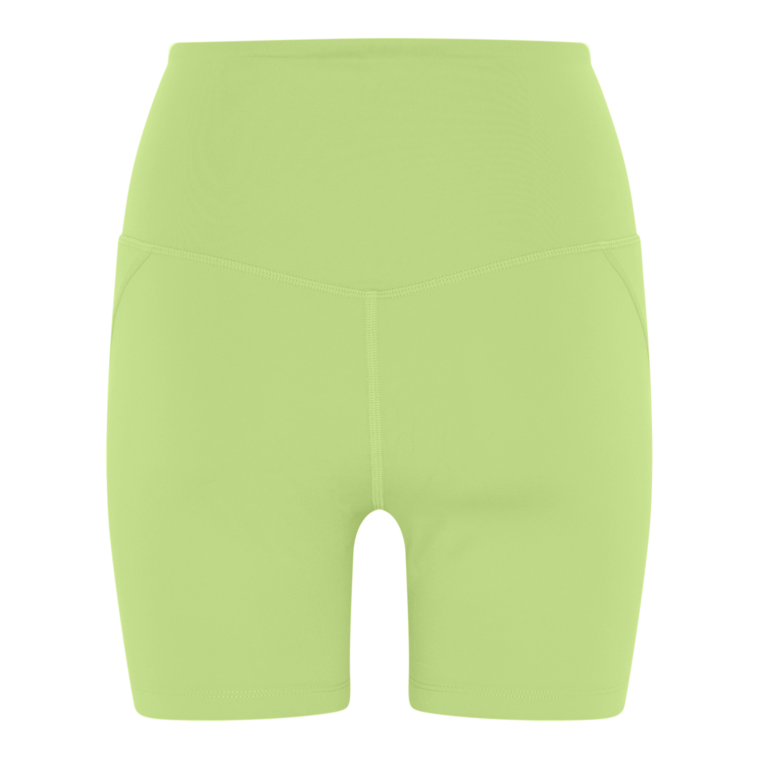Girlfriend Collective Run Shorts High-Rise - Made from Recycled Plastic Bottles Key Lime Pants