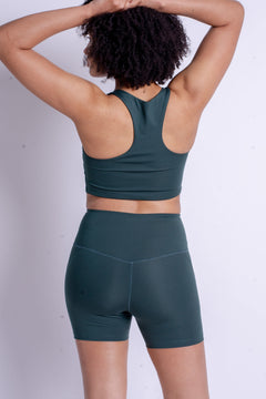 Girlfriend Collective Run Shorts High-Rise - Made from Recycled Plastic Bottles Moon XL Pants