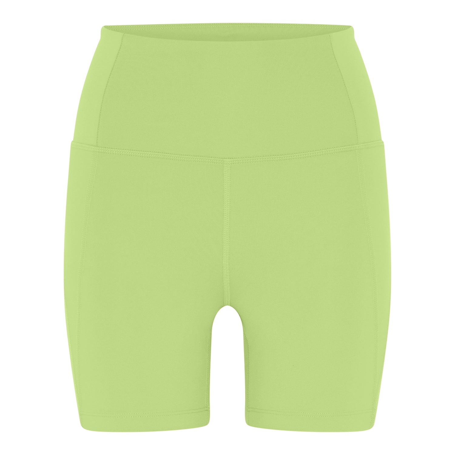 Girlfriend Collective Run Shorts High-Rise - Made from Recycled Plastic Bottles Key Lime Pants