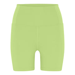 Girlfriend Collective Run Shorts High-Rise - Made from Recycled Plastic Bottles Key Lime Pants