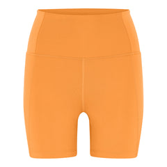 Girlfriend Collective Run Shorts High-Rise - Made from Recycled Plastic Bottles Orange Zest Pants