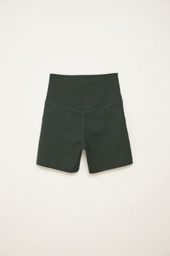 Girlfriend Collective Run Shorts High-Rise - Made from Recycled Plastic Bottles Moss Pants
