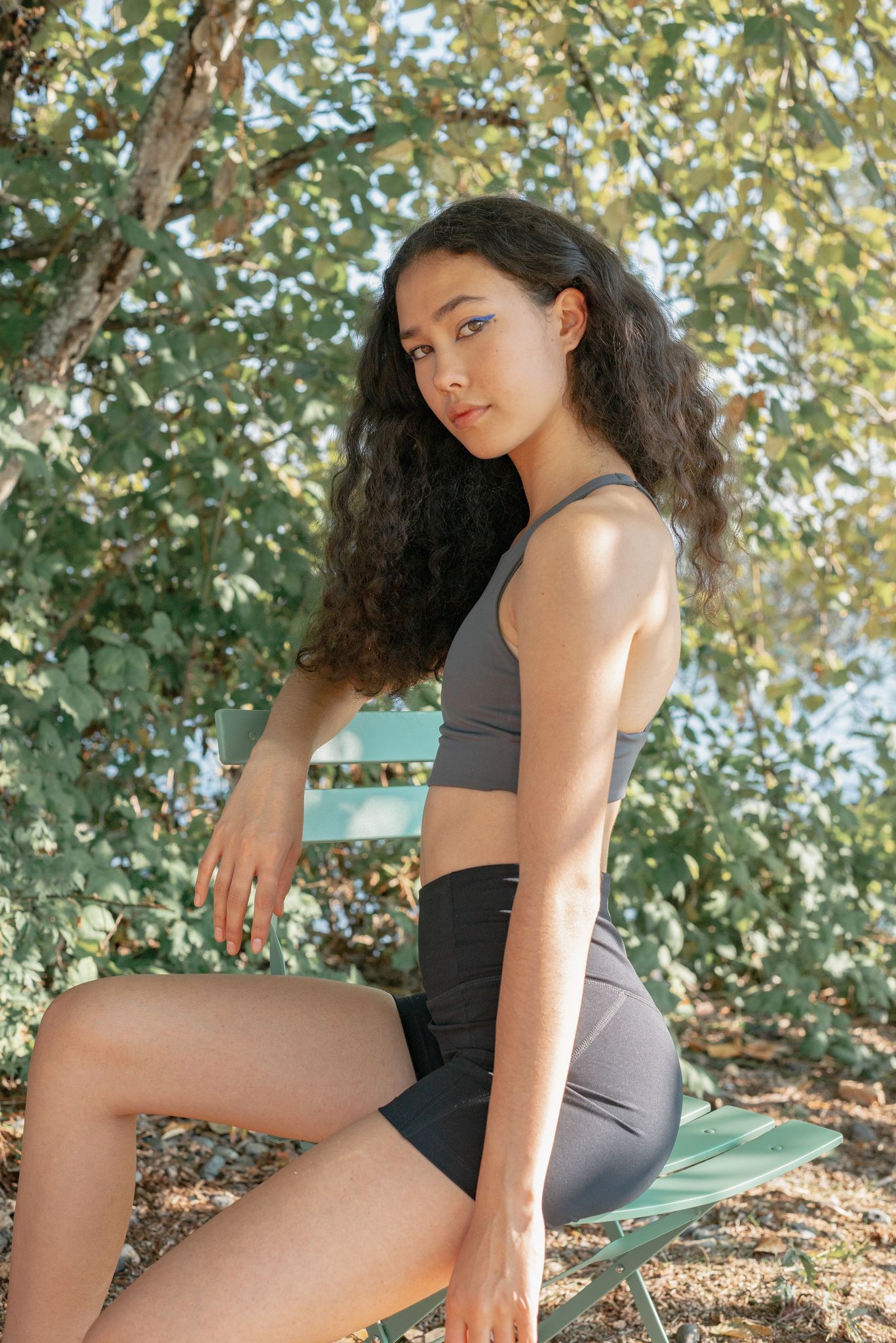 Girlfriend Collective Run Shorts High-Rise - Made from Recycled Plastic Bottles Black Pants