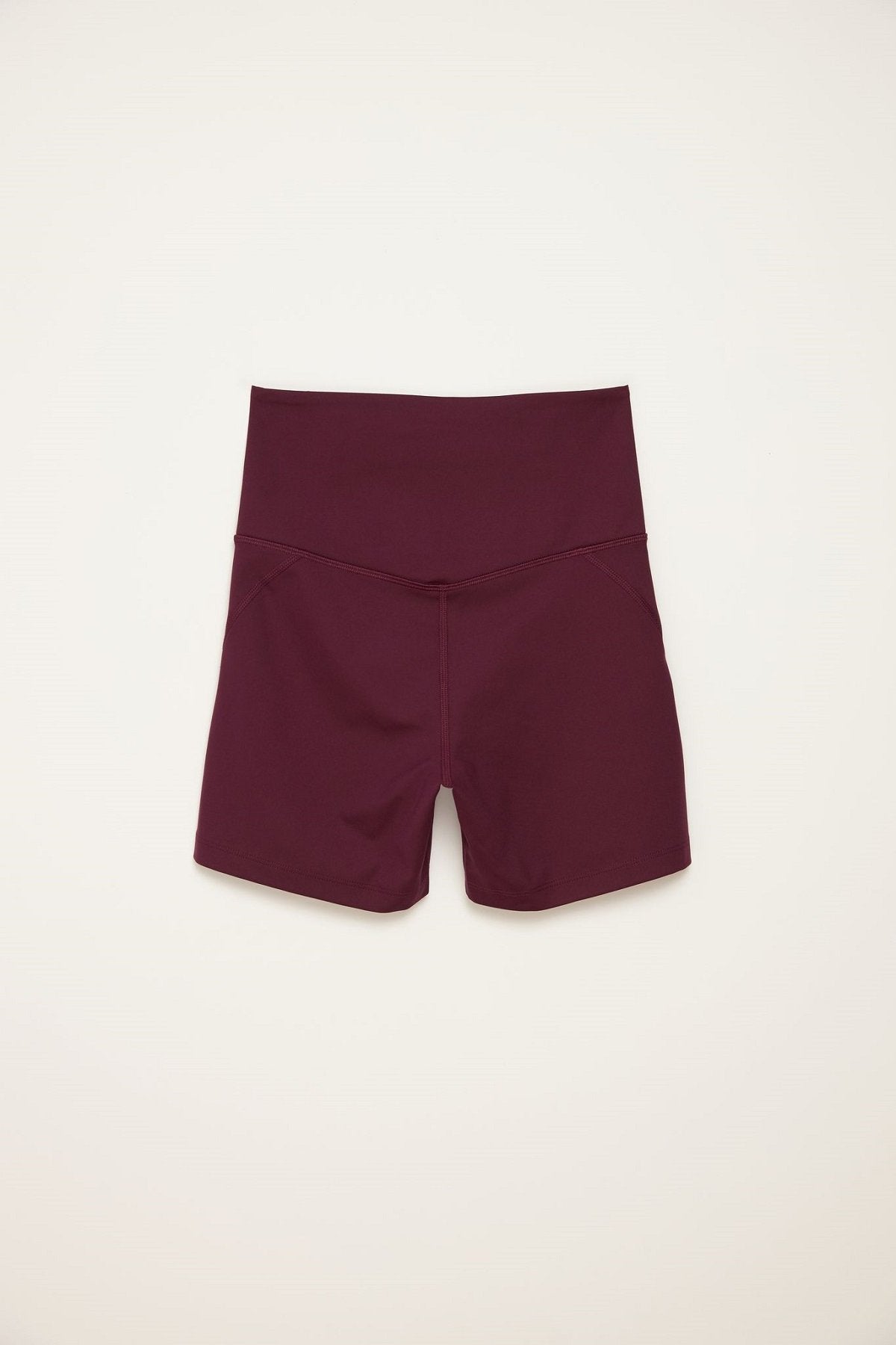Girlfriend Collective Run Shorts High-Rise - Made from Recycled Plastic Bottles Plum Pants