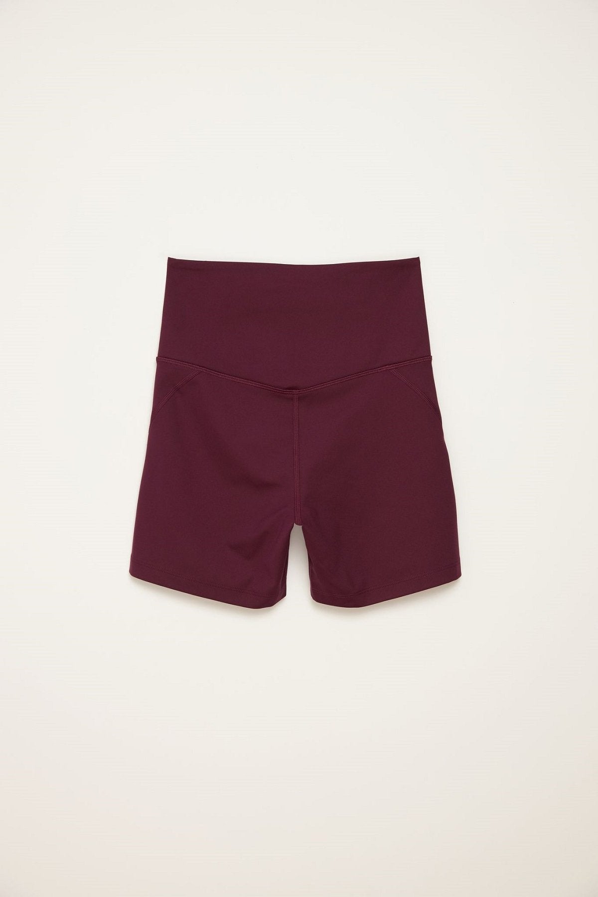 Girlfriend Collective Run Shorts High-Rise - Made from Recycled Plastic Bottles Plum XS Pants