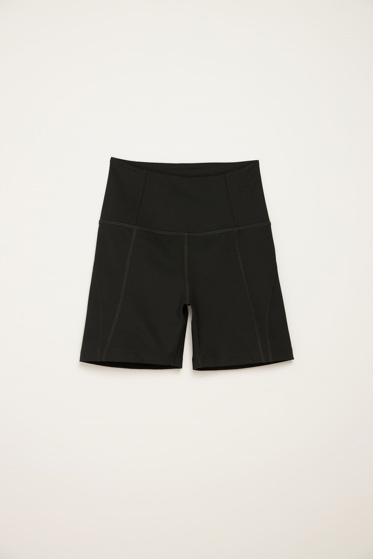 Girlfriend Collective Run Shorts High-Rise - Made from Recycled Plastic Bottles Black Pants