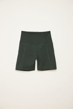Girlfriend Collective Run Shorts High-Rise - Made from Recycled Plastic Bottles Moss Pants