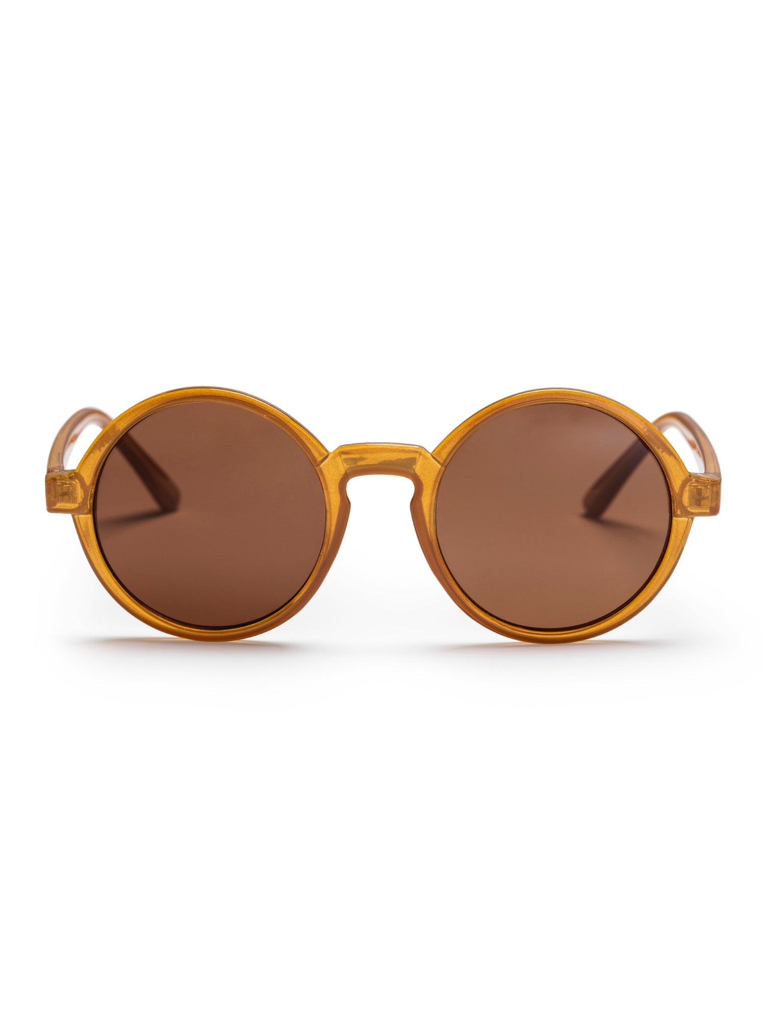 CHPO Sam Sunglasses - Recycled Plastic Mustard / Brown Sunglasses
