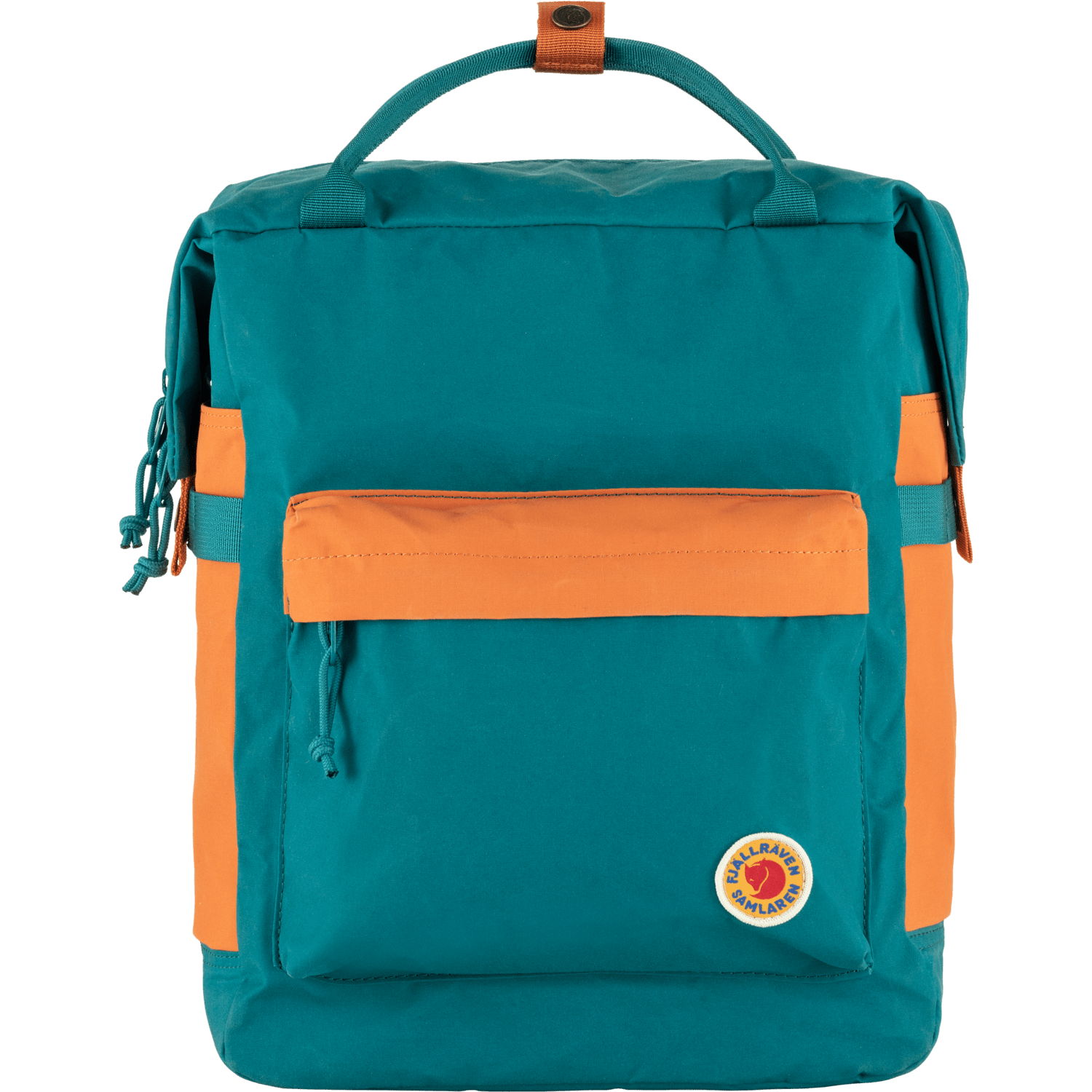 Fjällräven Samlaren Haulpack - Limited edition - Vinylon-F Ocean Green - Spicy Orange Bags