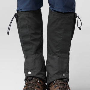 Fjällräven Singi X-Gaiters - Recycled Polyester & Organic Cotton Dark Grey-Dark Grey