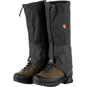 Fjällräven Singi X-Gaiters - Recycled Polyester & Organic Cotton Dark Grey-Dark Grey