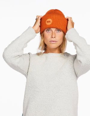 Varg Snöå Beanie - Recycled Polyester Retro Orange