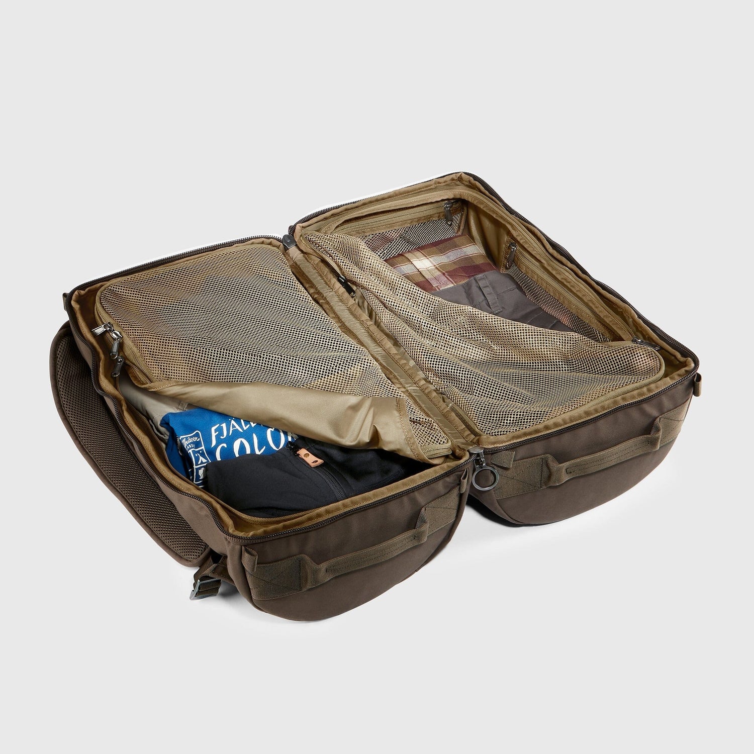 Fjällräven Splitpack Backpack 35l - Recycled Polyester & Organic Cotton Black Bags