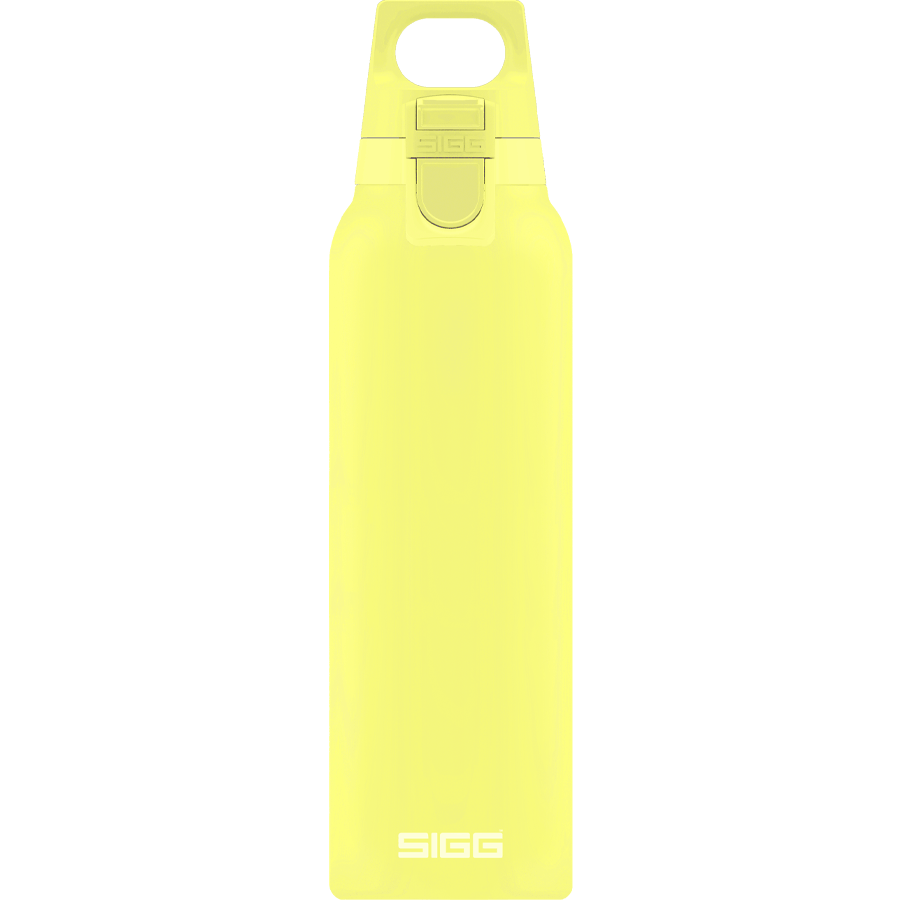 SIGG Stainless Steel Thermo Flask Hot & Cold ONE Ultra Lemon 0.5 Cutlery