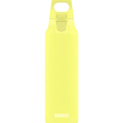 SIGG Stainless Steel Thermo Flask Hot & Cold ONE Ultra Lemon 0.5 Cutlery