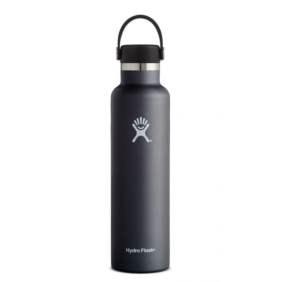 Hydro Flask Standard Mouth bottle 0.62l/21oz - Stainless Steel BPA Free Black Cutlery