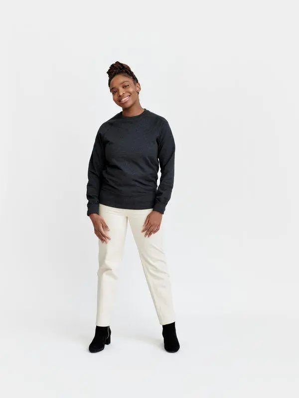 Sweatshirt Raglan Unisex - Recycled Cotton & Recycled Polyester Shirt Pure Waste