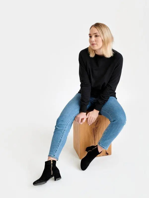 Sweatshirt Raglan Unisex - Recycled Cotton & Recycled Polyester Shirt Pure Waste