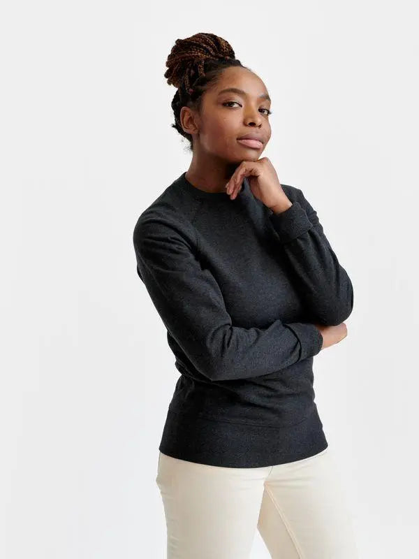 Sweatshirt Raglan Unisex - Recycled Cotton & Recycled Polyester Shirt Pure Waste
