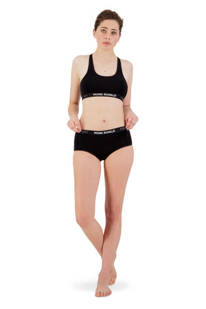 Mons Royale W's Sylvia Boyleg - Merino Wool Black