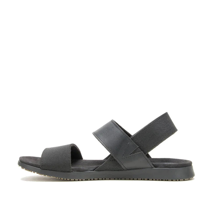 Kamik The Cara Mix Sandal - Leather working group leather Black Shoes