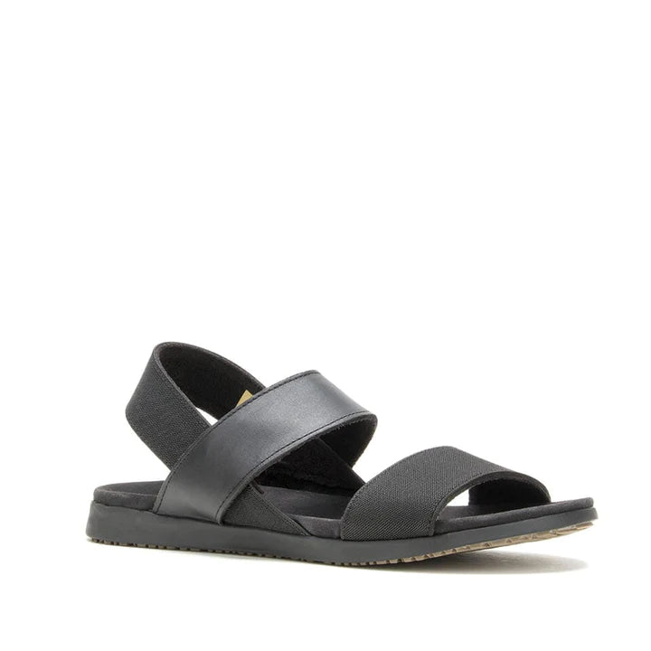 Kamik The Cara Mix Sandal - Leather working group leather Black Shoes