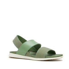 Kamik The Cara Mix Sandal - Leather working group leather Green Shoes
