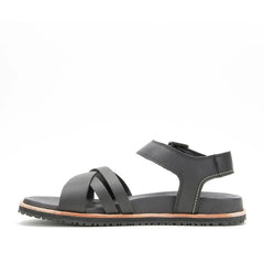 Kamik The Sadie Sandal - Leather Working Group leather Black Shoes